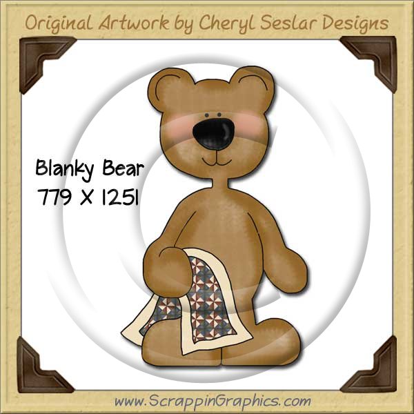 Blanky Bear Single Graphics Clip Art Download - Click Image to Close