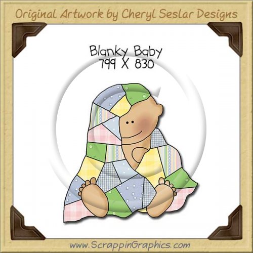 Blanky Baby Single Clip Art Graphic Download