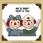 Me & Andy Single Graphics Clip Art Download