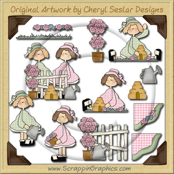 Garden Gals Graphics Clip Art Download - Click Image to Close