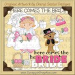 Here Comes The Bride Limited Pro Clip & Line Art Graphics
