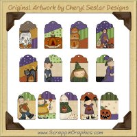 Tag Bonanza Halloween Collection Printable Craft Download