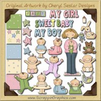 Bundle of Joy Graphics Clip Art Download