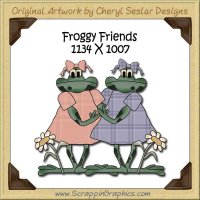 Froggy Friends Single Graphics Clip Art Download