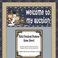 Snowman & Friends Auction Template