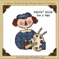 Paintin' Annie Single Graphics Clip Art Download