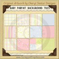 Baby Parfait Background Tiles Clip Art Graphics