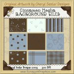 Cinnamon Mocha Background Tiles Clip Art Graphics