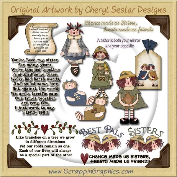 Prim Sisters Collection Clip Art Download - Click Image to Close