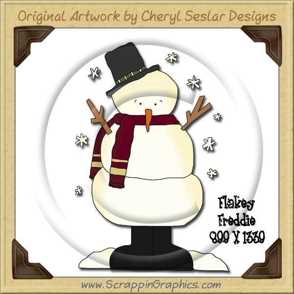 Flakey Freddy Single Graphics Clip Art Download - Click Image to Close