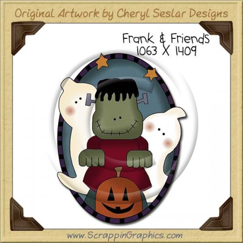 Frank & Friends Single Clip Art Graphic Download
