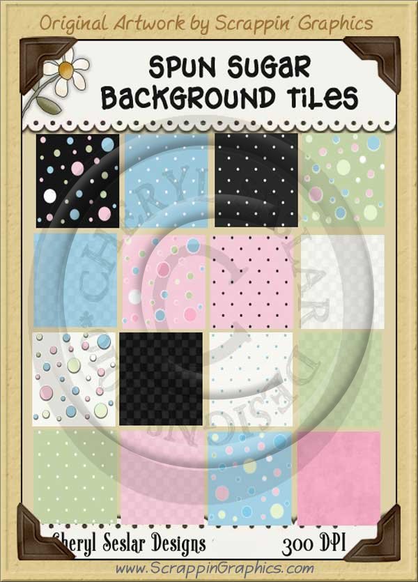 Spun Sugar Background Tiles Clip Art Graphics - Click Image to Close