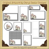 Snowball Annie Printable Pack Graphics Clip Art Download