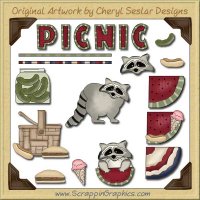 Picnic Pals Graphics Clip Art Download