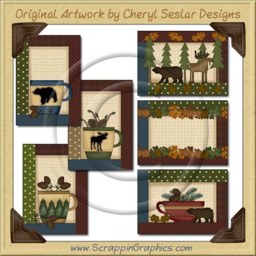 The Great Outdoors Sampler Card Printable Craft Download