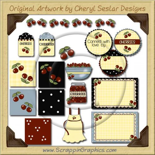 Just Cherries Collection Graphics Clip Art Download