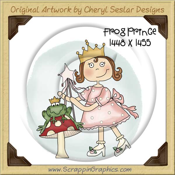 Frog Prince Single Graphics Clip Art Download - Click Image to Close