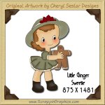 Little Ginger Sweetie Single Graphics Clip Art Download