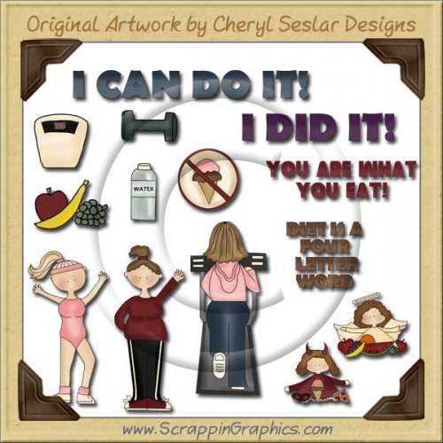 Diet Time Collection Graphics Clip Art Download