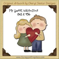 My Sweet Valentine Single Graphics Clip Art Download