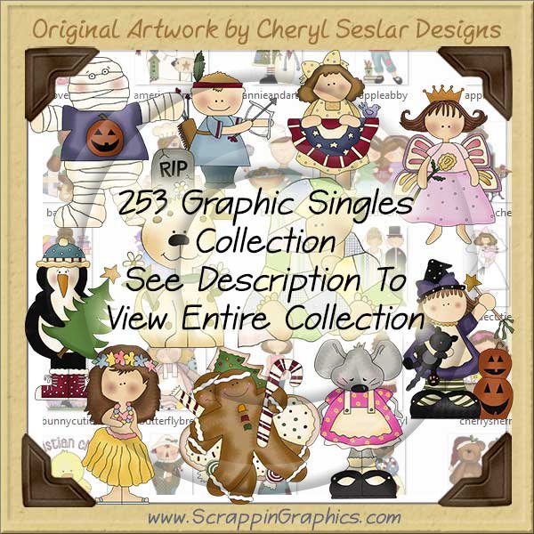 Giant Singles Clip Art Graphic Collection Volume 3 Download - Click Image to Close