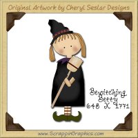 Bewitching Betty Single Graphics Clip Art Download