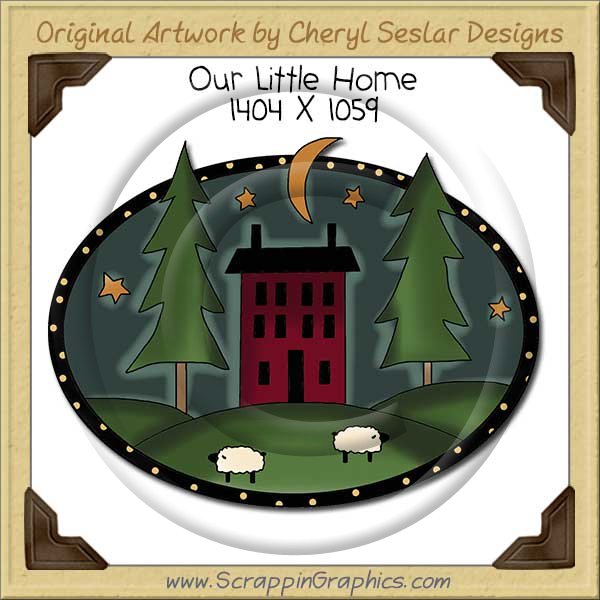 Our Little Home Single Clip Art Graphic Download - Click Image to Close