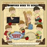 Mumford Goes To School Limited Pro Clip Art Graphics