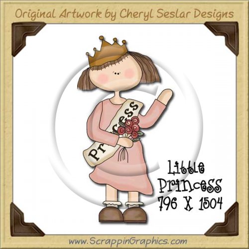 Little Princess Single Graphics Clip Art Download