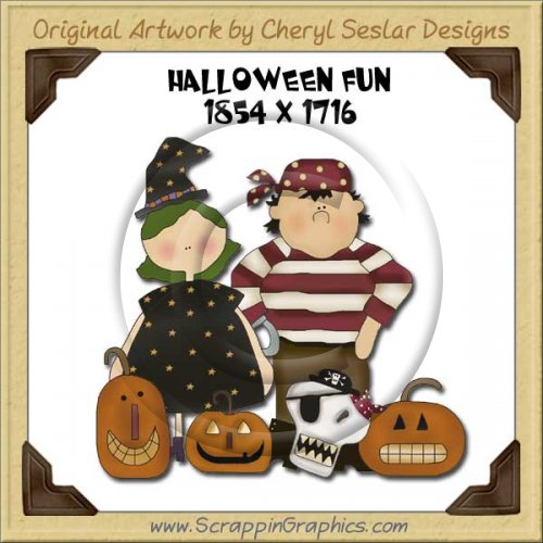 Halloween Fun Single Graphics Clip Art Download