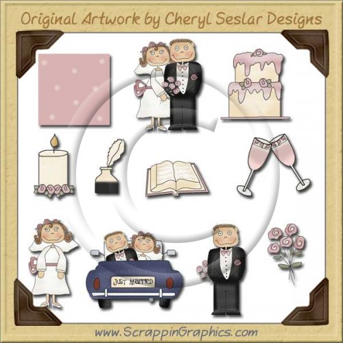 Just Married Graphics Clip Art Download