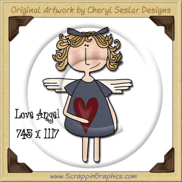 Love Angel Single Graphics Clip Art Download - Click Image to Close