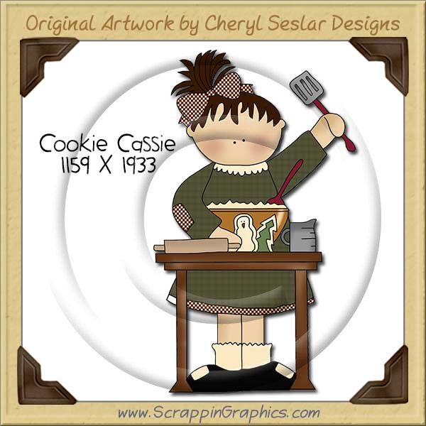 Cookie Cassie Single Clip Art Graphic Download - Click Image to Close