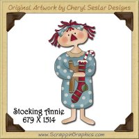 Stocking Annie Single Graphics Clip Art Download