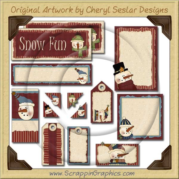 Snow Smile Journaling Delights Digital Scrapbooking Graphics Clip Art Download - Click Image to Close