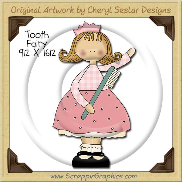 Tooth Fairy Single Clip Art Graphic Download - Click Image to Close