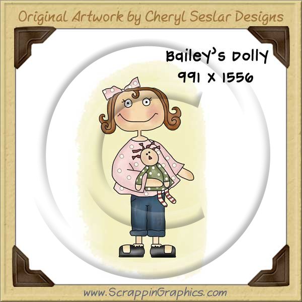 Bailey's Dolly Single Graphics Clip Art Download - Click Image to Close