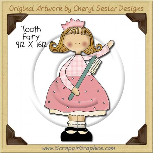 Tooth Fairy Single Clip Art Graphic Download