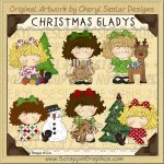 Christmas Gladys Limited Pro Clip Art Graphics