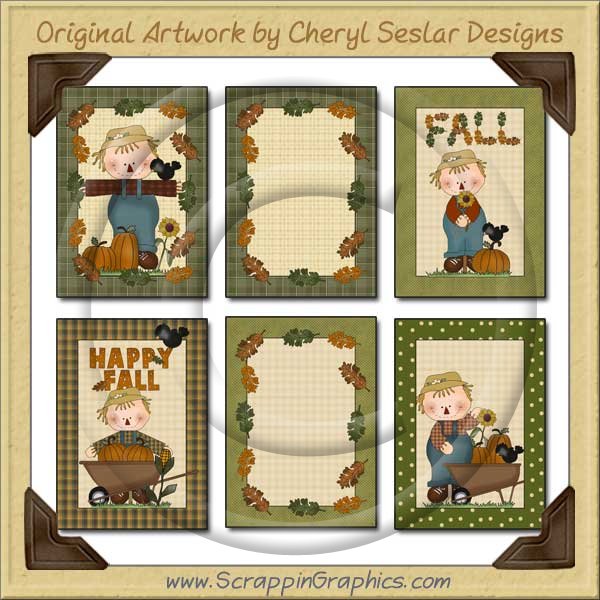 Fall Fun Sampler Card Collection Printable Craft Download - Click Image to Close