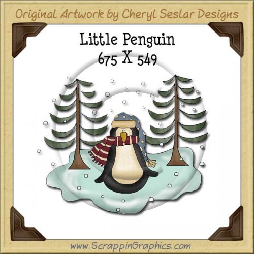 Little Penguin Single Graphics Clip Art Download