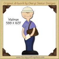 Mailman Single Graphics Clip Art Download