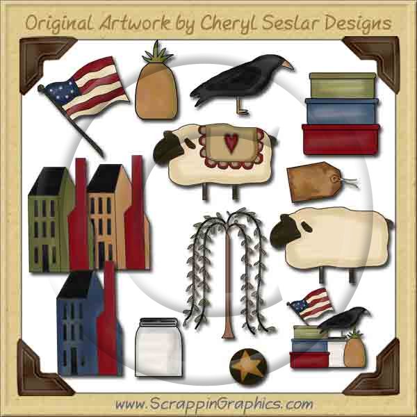 Prim Gatherings CD Collection Graphics Clip Art Download - Click Image to Close