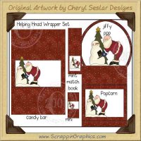 Helping Hand Wrapper Set Printable Craft Collection Graphics Cli