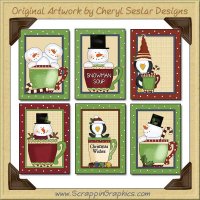 Christmas Cheer Sampler Card Printable Craft Download