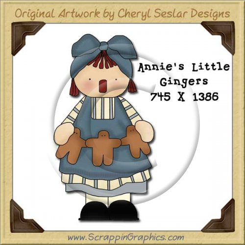 Annie's Little Gingers Single Graphics Clip Art Download