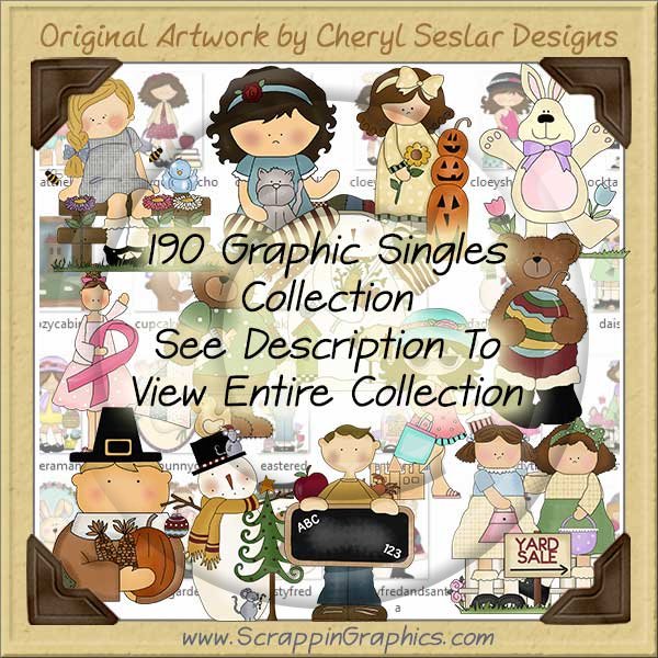 Giant Singles Clip Art Graphic Collection Volume 4 Download - Click Image to Close