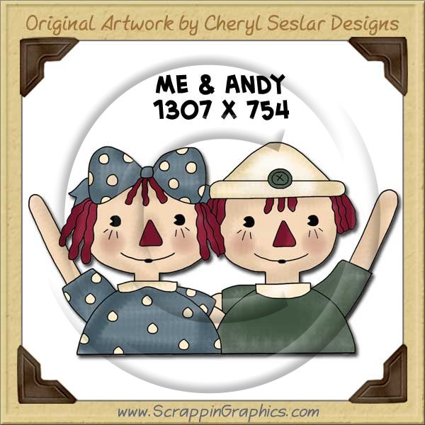 Me & Andy Single Graphics Clip Art Download - Click Image to Close