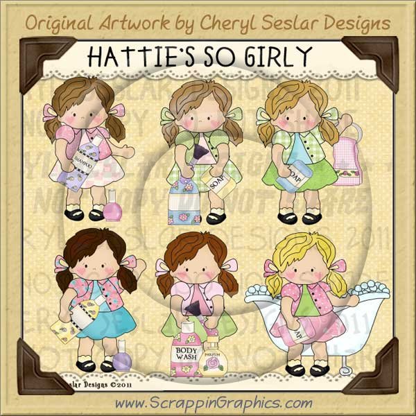 Hattie's So Girly Limited Pro Clip Art Graphics - Click Image to Close