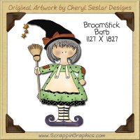 Broomstick Barb Single Clip Art Graphic Download